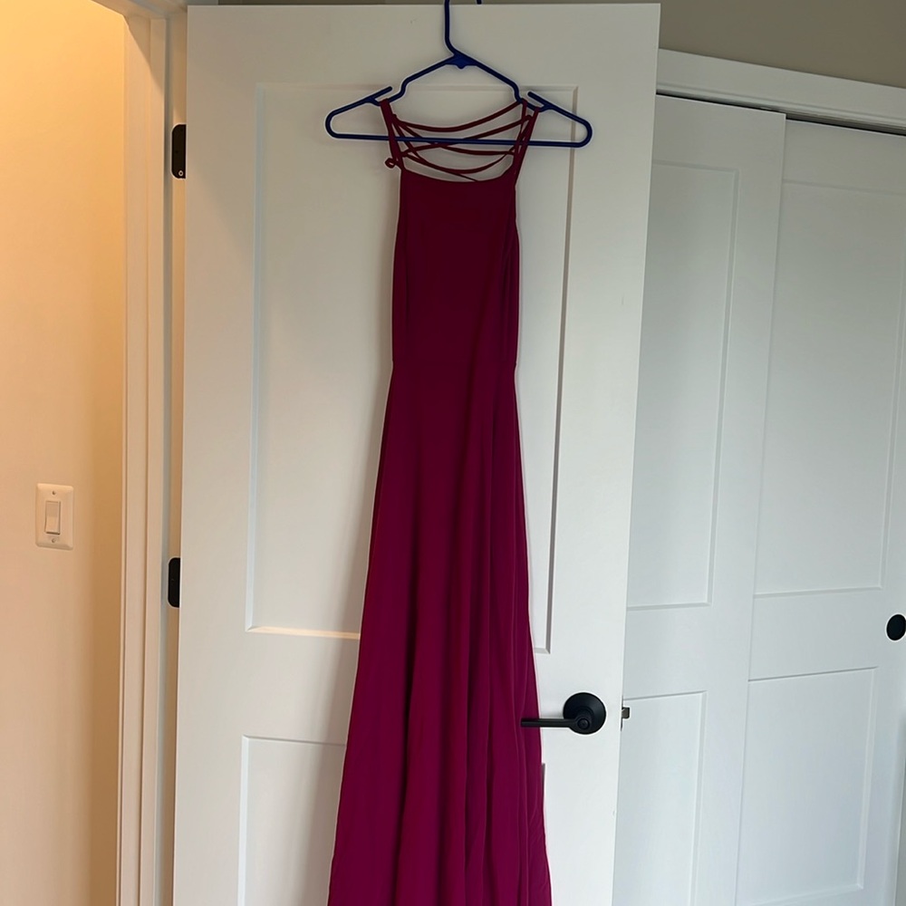 Lulus Wine Color Formal Dress - XS